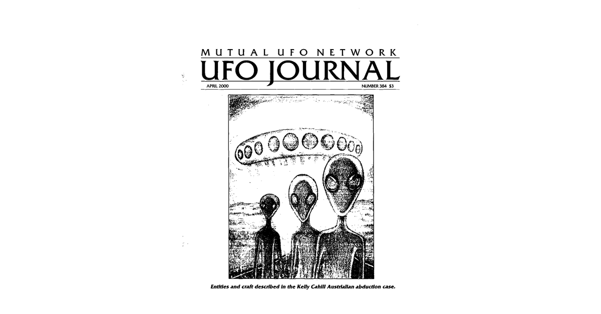 MUFON UFO Journal 2000 4. April