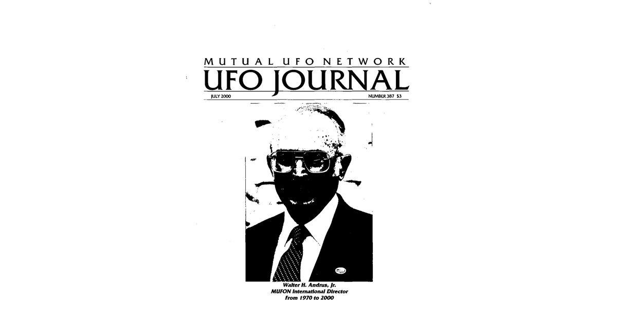 MUFON UFO Journal 2000 7. July