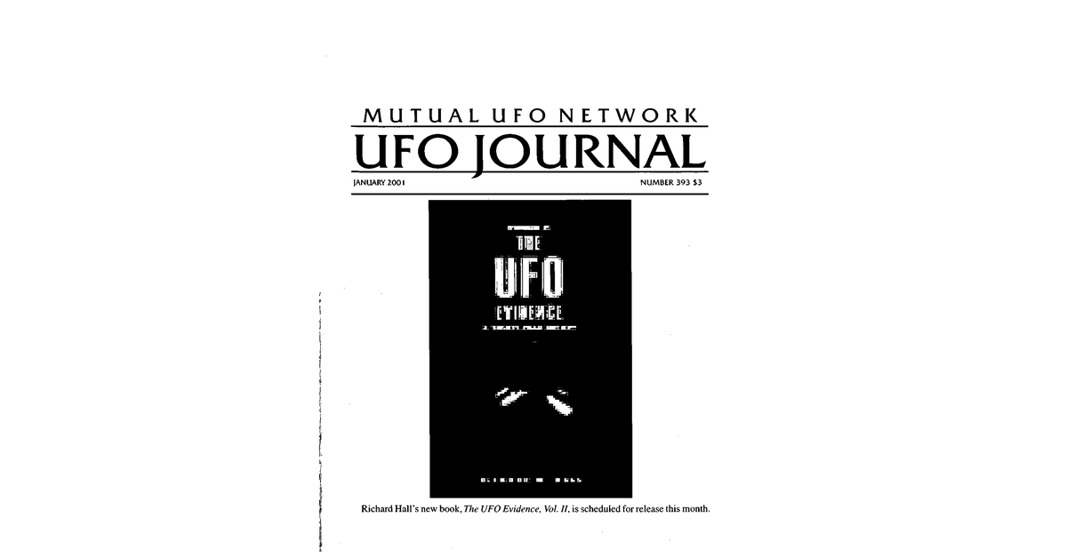 MUFON UFO Journal 2001 1. January