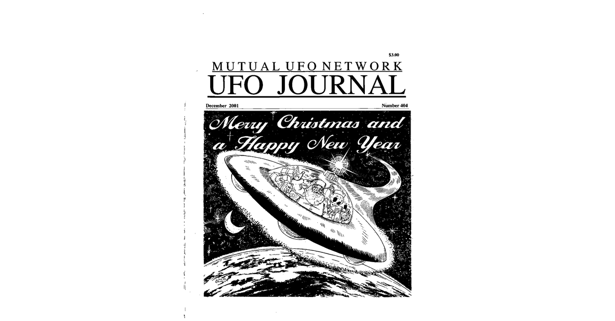 MUFON UFO Journal 2001 12. December