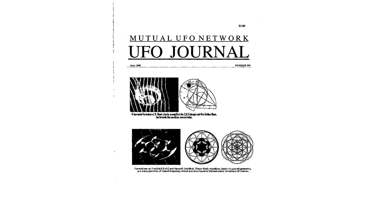 MUFON UFO Journal 2001 6. June