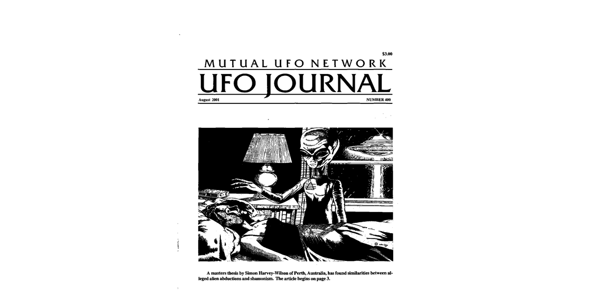 MUFON UFO Journal 2001 8. August