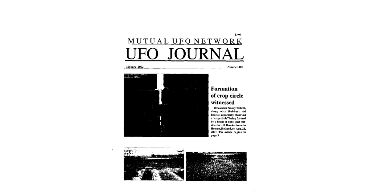 MUFON UFO Journal 2002 1. January
