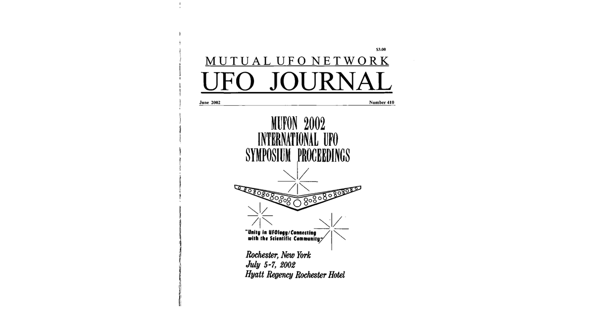 MUFON UFO Journal 2002 6. June