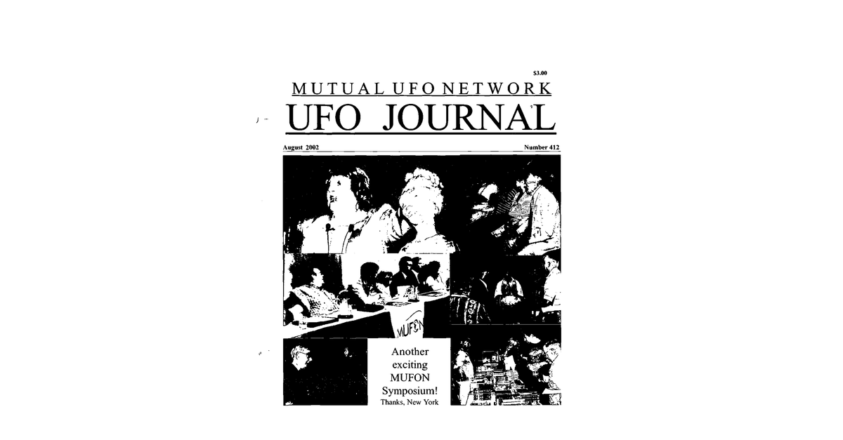 MUFON UFO Journal 2002 8. August