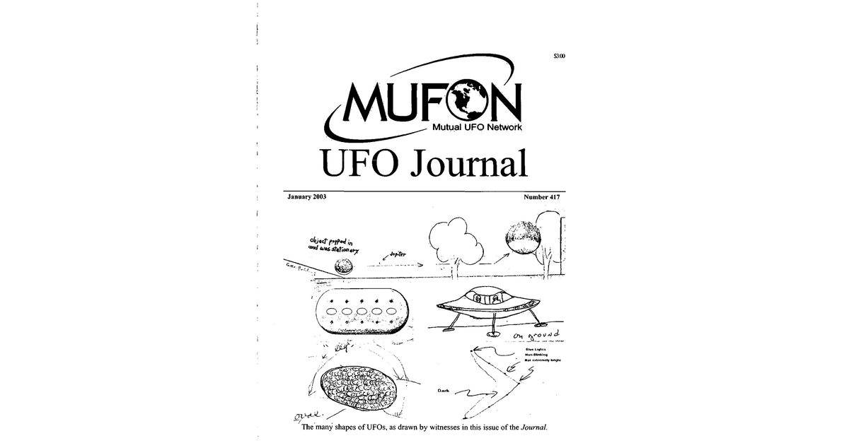 MUFON UFO Journal 2003 1. January