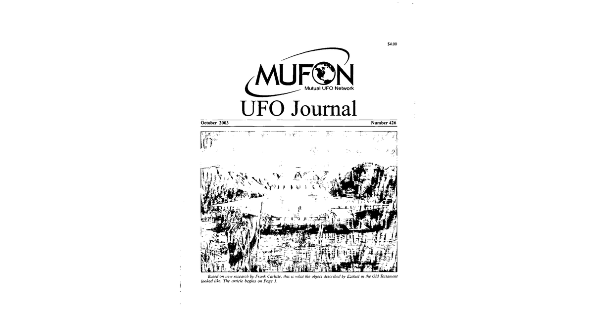 MUFON UFO Journal 2003 10. October