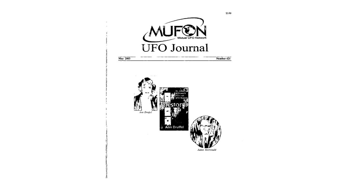 MUFON UFO Journal 2003 5. May