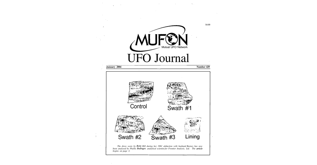 MUFON UFO Journal 2004 1. January