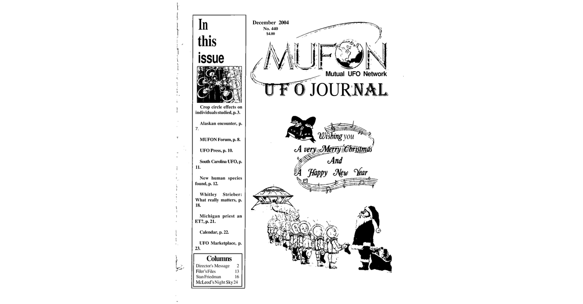 MUFON UFO Journal 2004 12. December