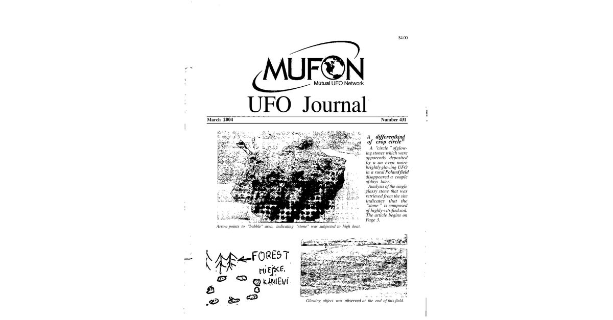MUFON UFO Journal 2004 3. March