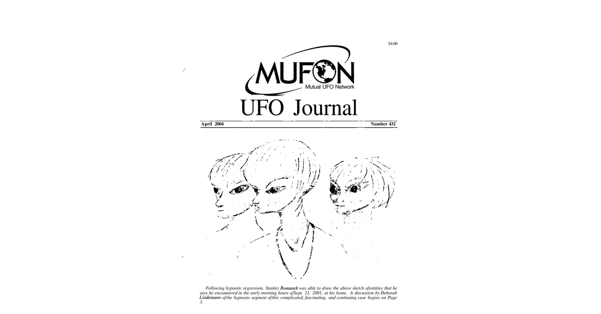 MUFON UFO Journal 2004 4. April