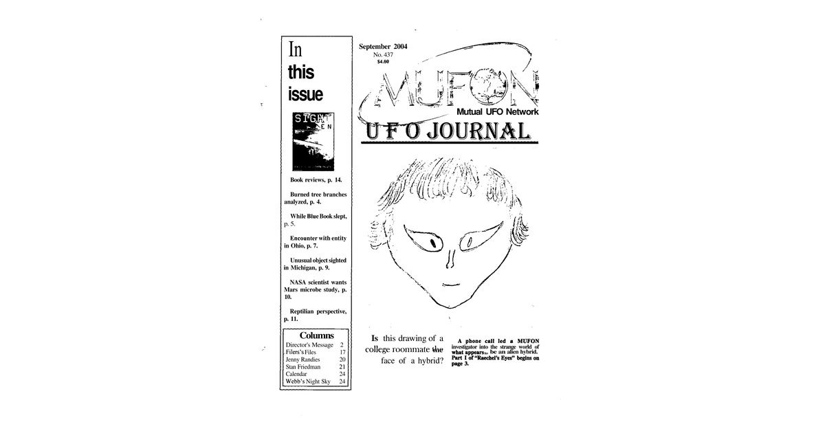 MUFON UFO Journal 2004 9. September