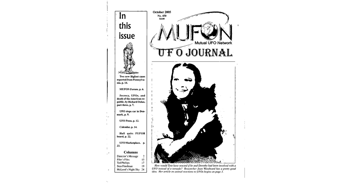 MUFON UFO Journal 2005 10. October