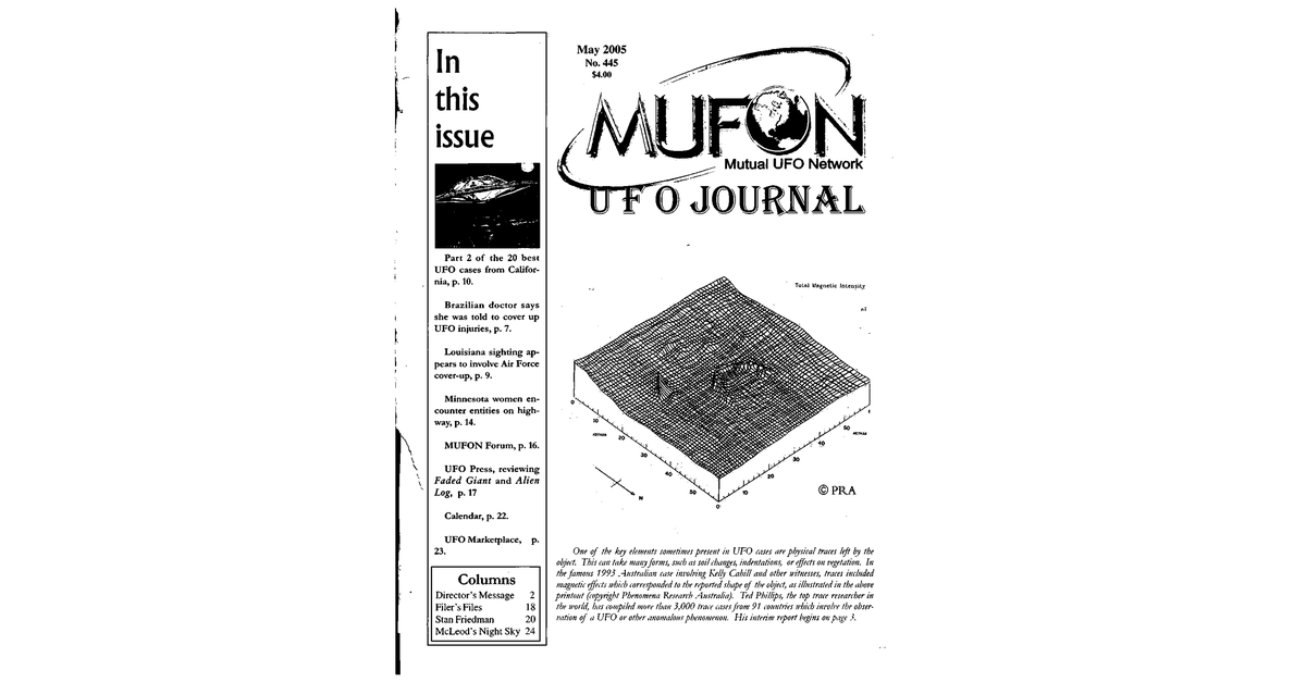 MUFON UFO Journal 2005 5. May