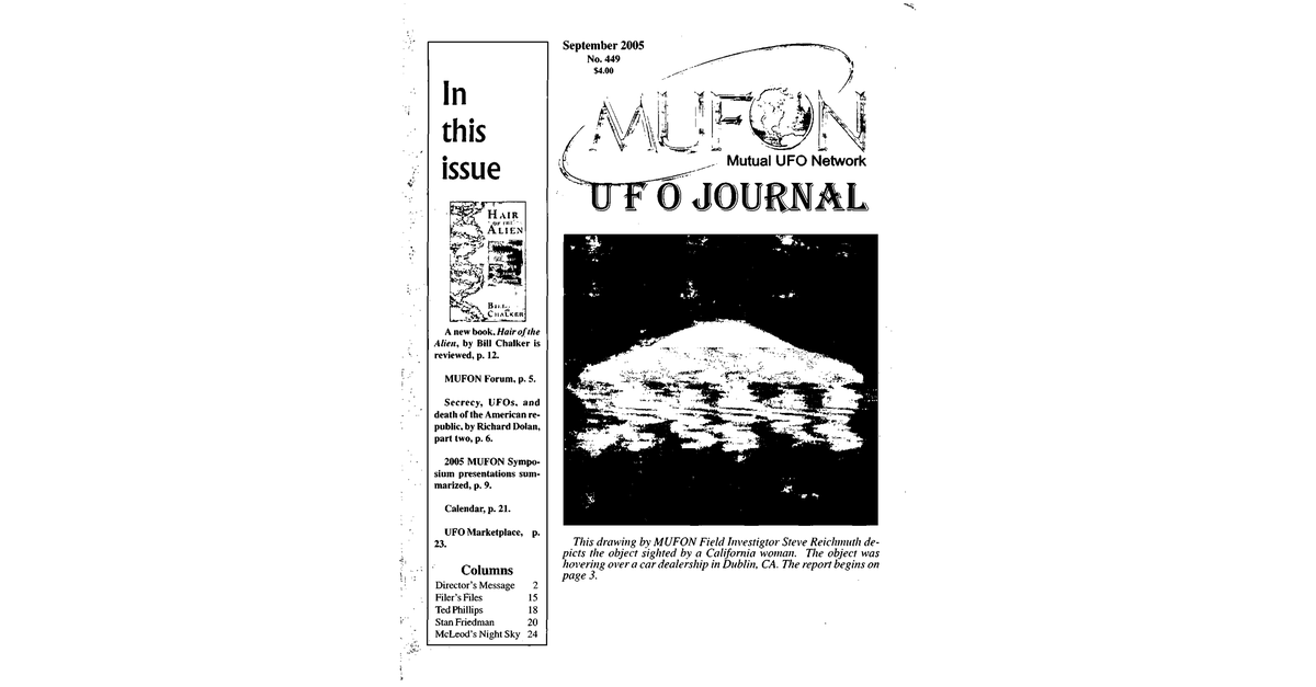 MUFON UFO Journal 2005 9. September