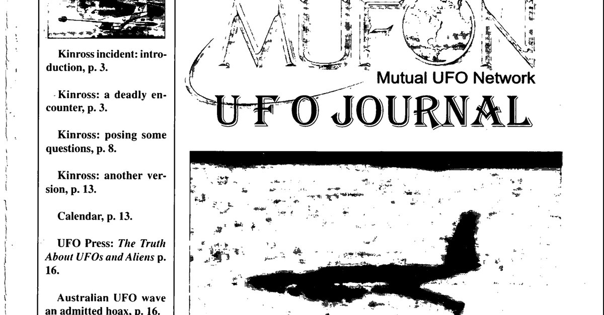 MUFON UFO Journal 2006 10. October