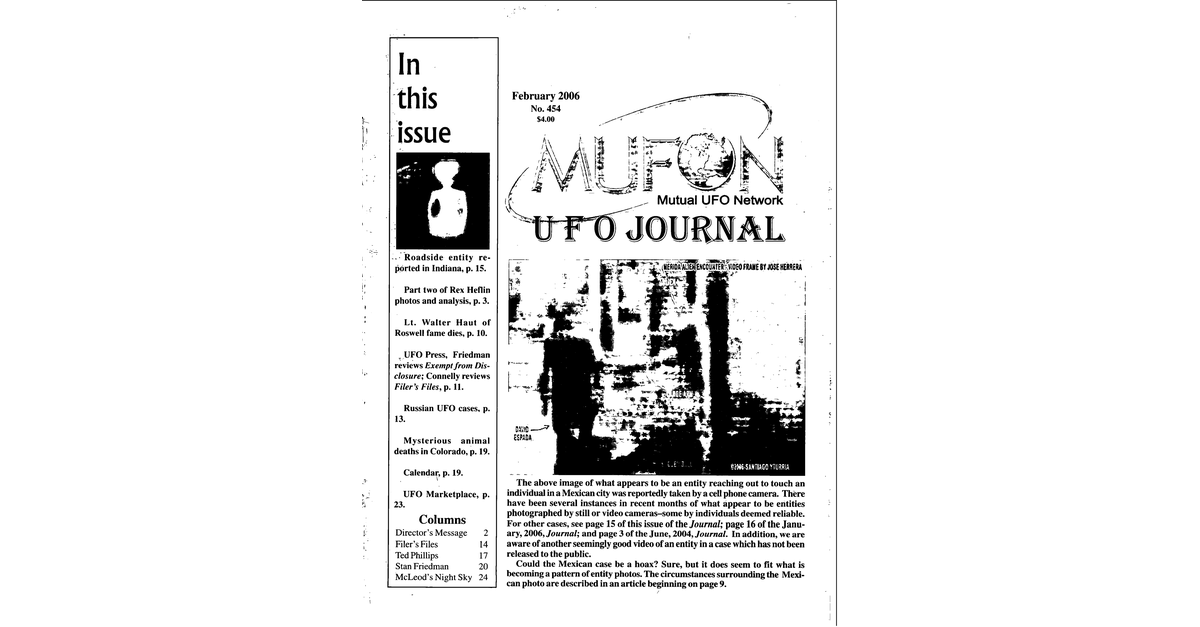 MUFON UFO Journal 2006 2. February