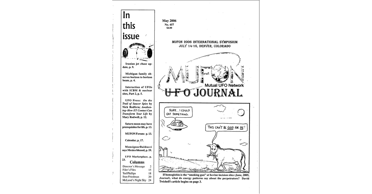 MUFON UFO Journal 2006 5. May