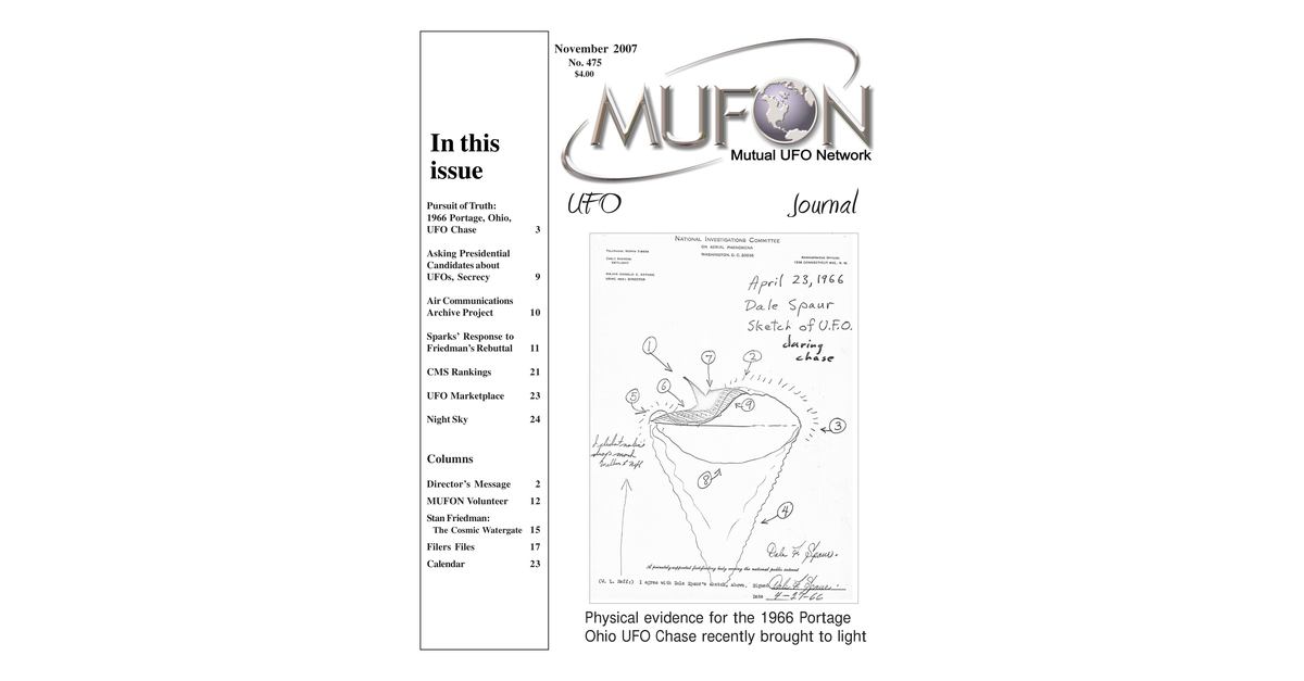 MUFON UFO Journal 2007 11. November
