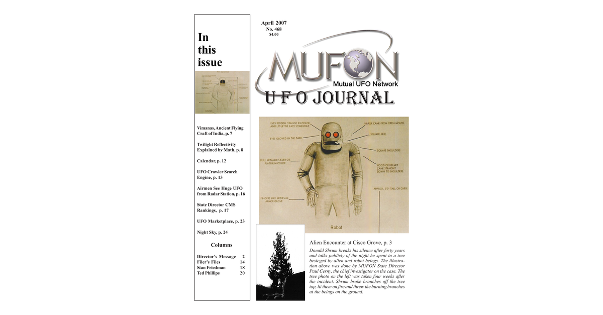 MUFON UFO Journal 2007 4. April