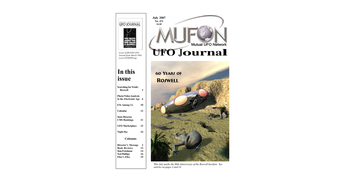 MUFON UFO Journal 2007 7. July
