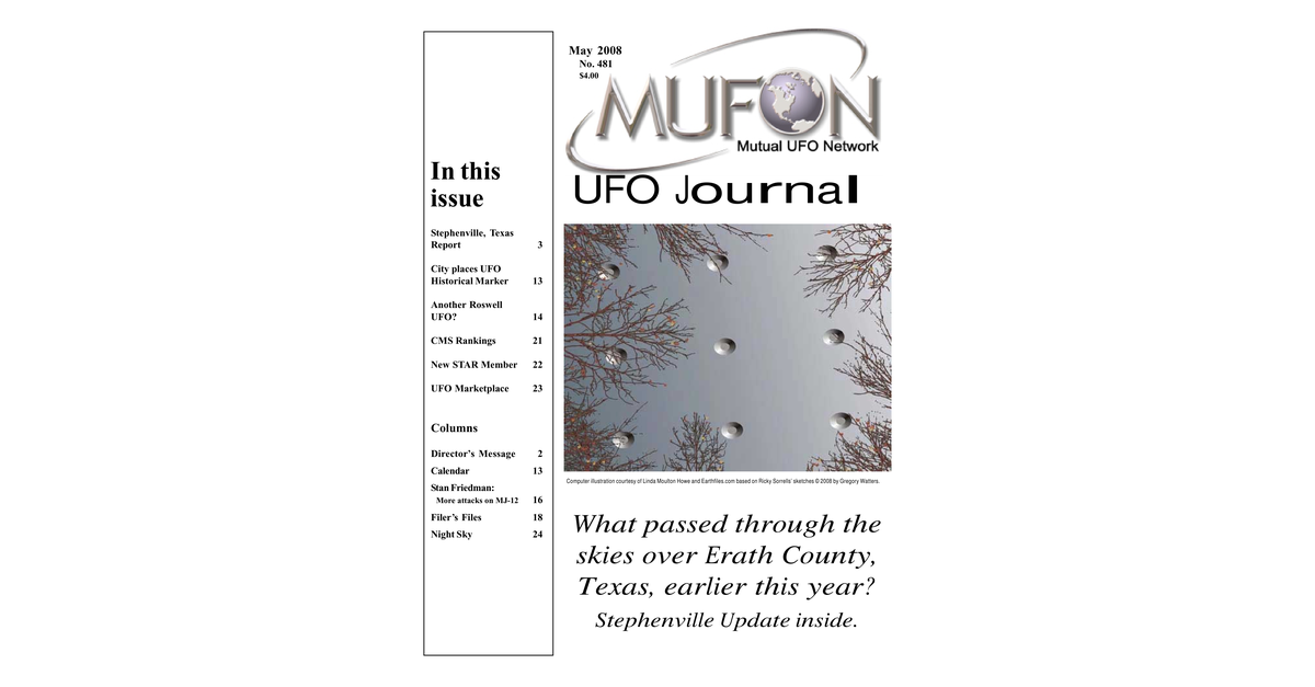MUFON UFO Journal 2008 5. May