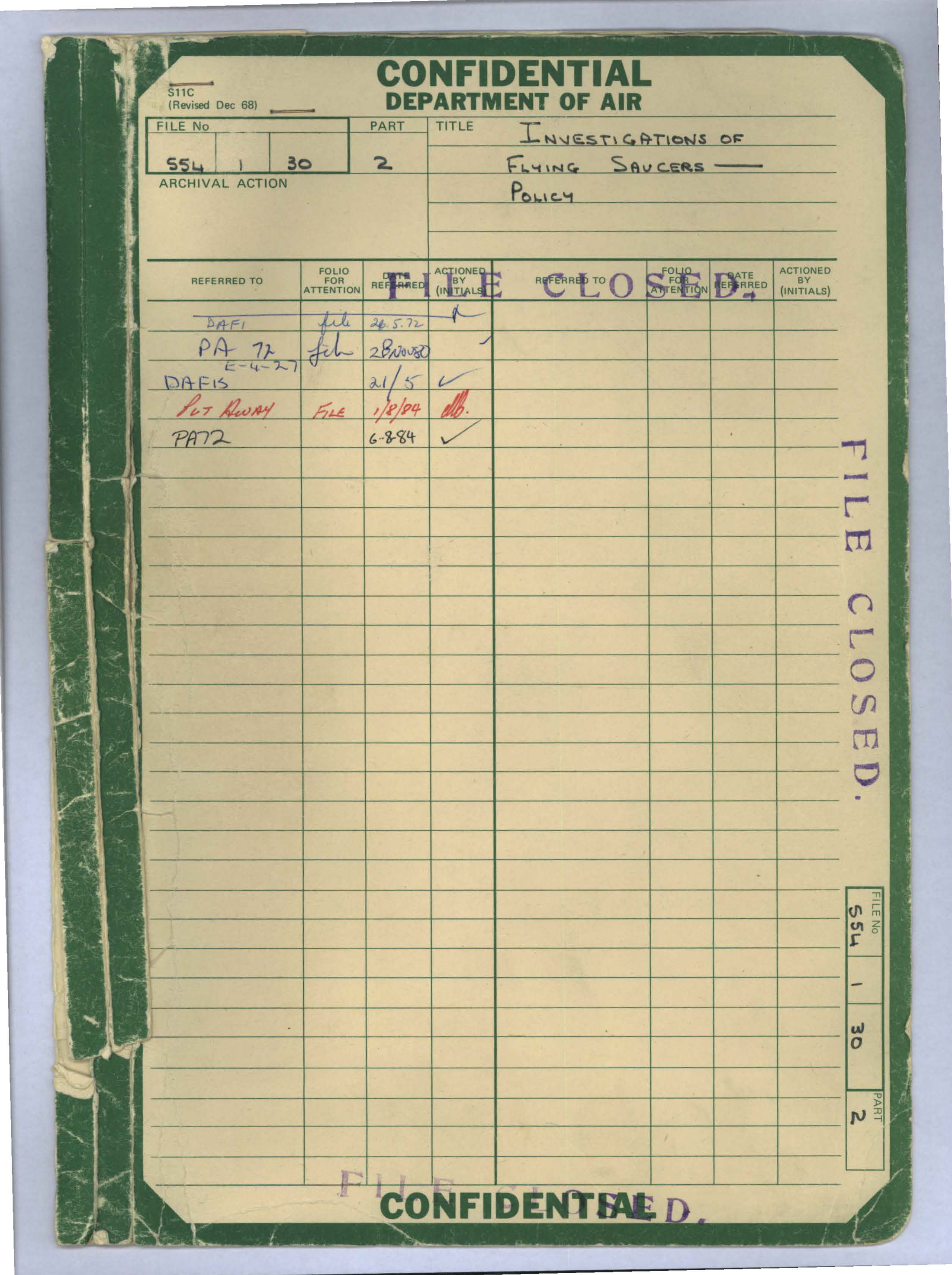 No. 03 — File A703 554/1/30 Part 2 (12055824)