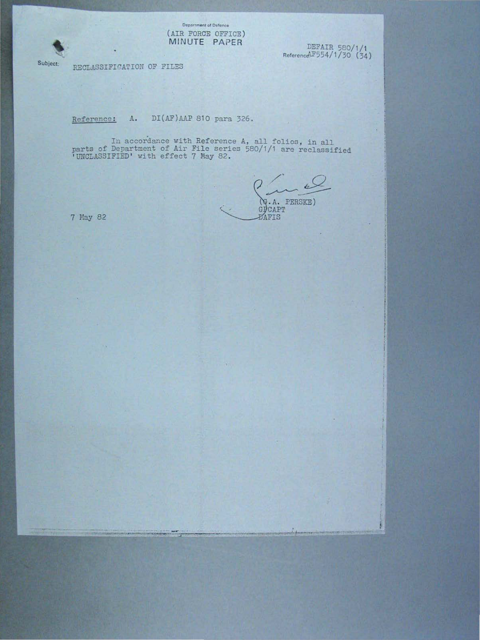 No. 23 — File A703 580/1/1 Part 19 (646577)