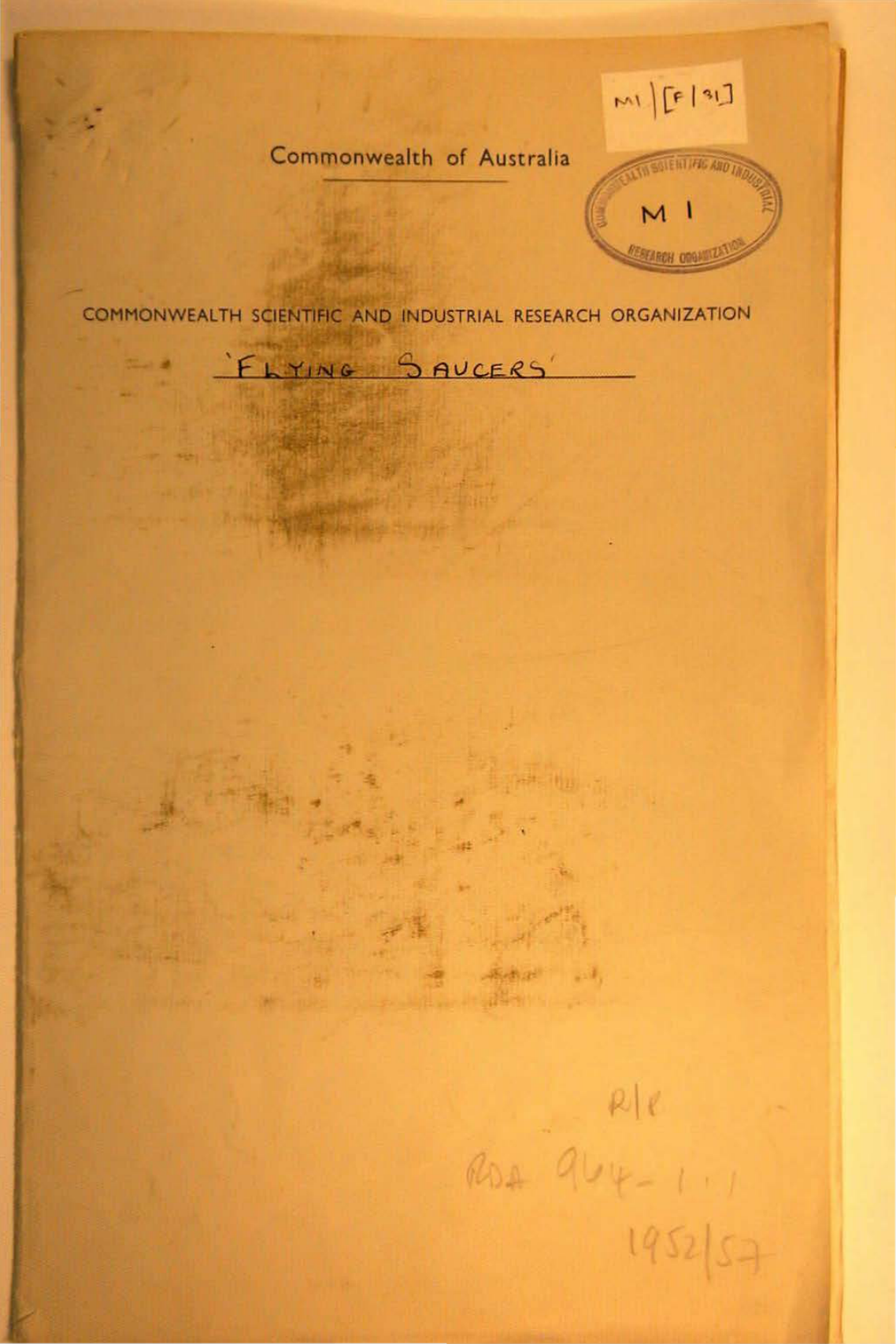 No. 53 — Commonwealth Scientific and Industrial Research Organization — File A97