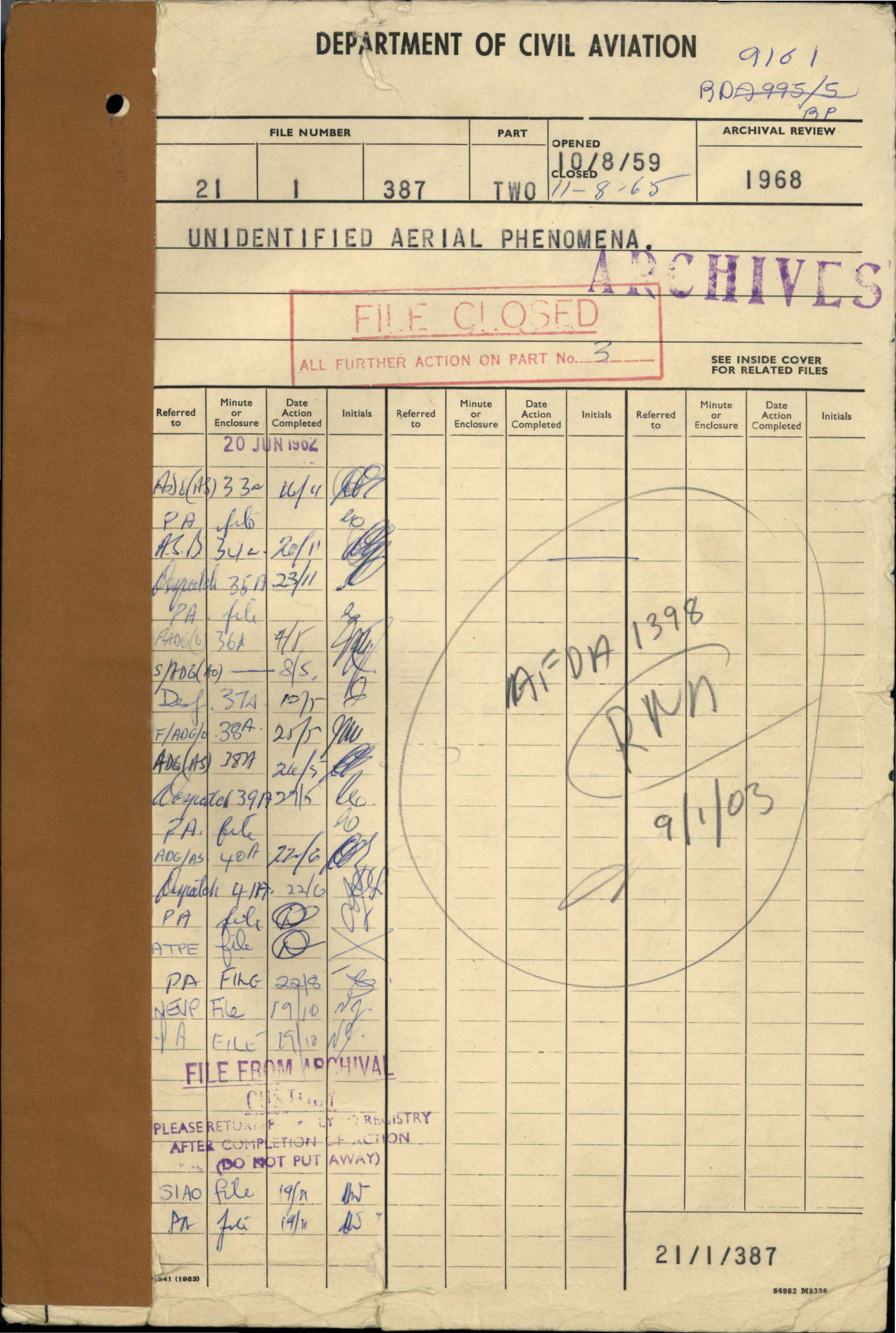 No. 57 — File B595 5/6/Air/1 (9044809)