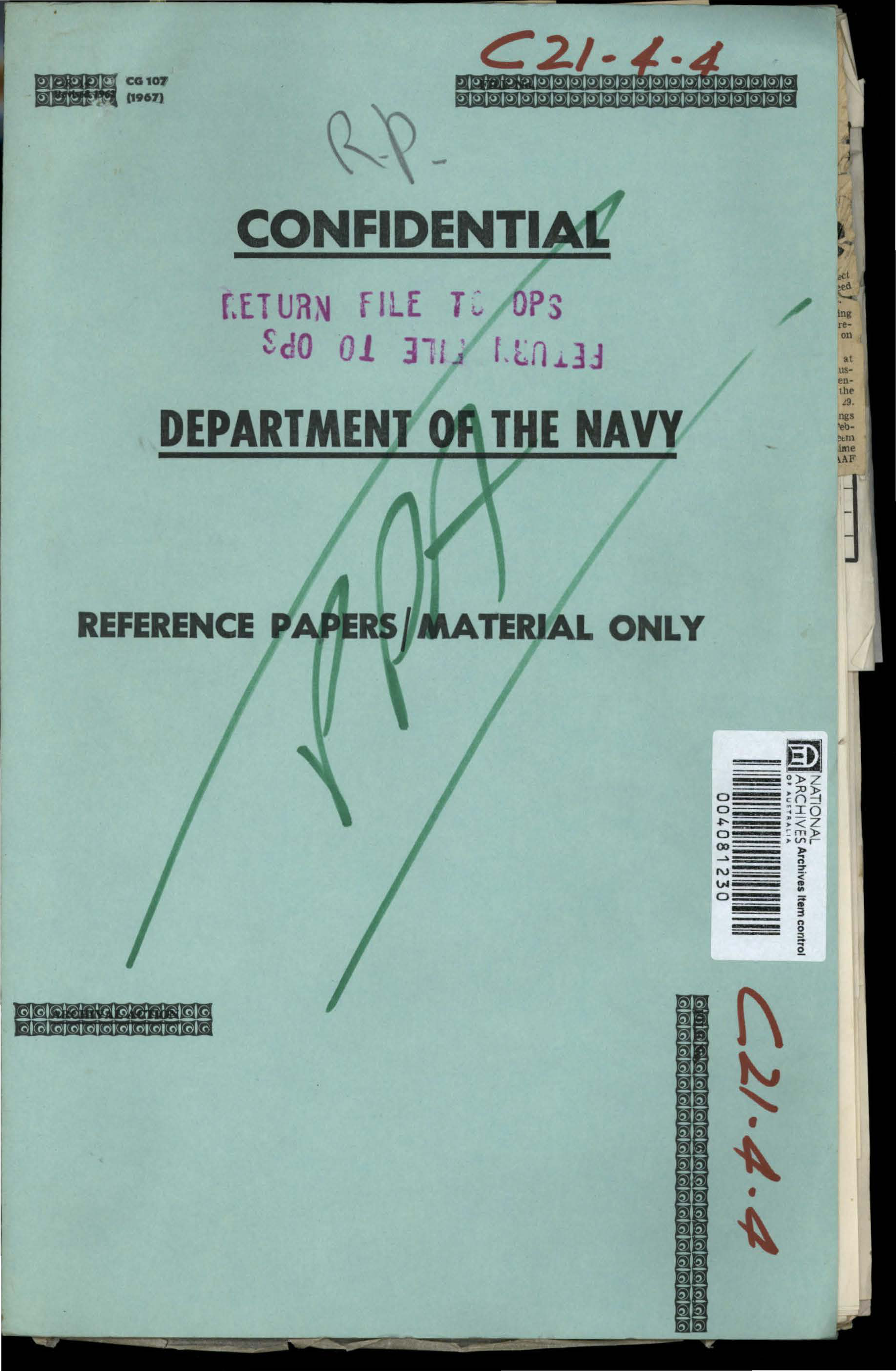 No. 64 — File E499 C21/4/4 (4081230)