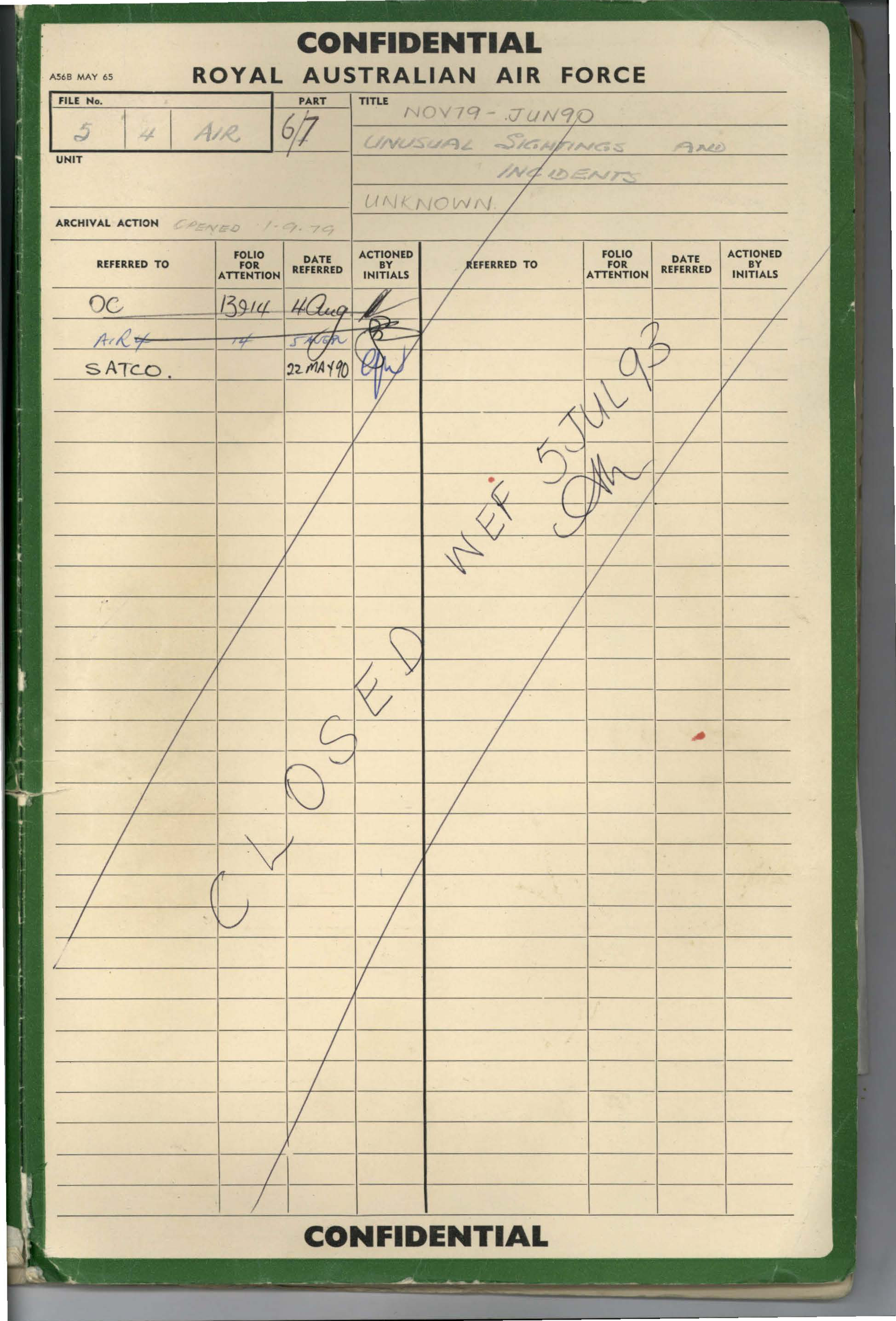 No. 67 — File E1327 5/4/air part 6/7 (7061048)