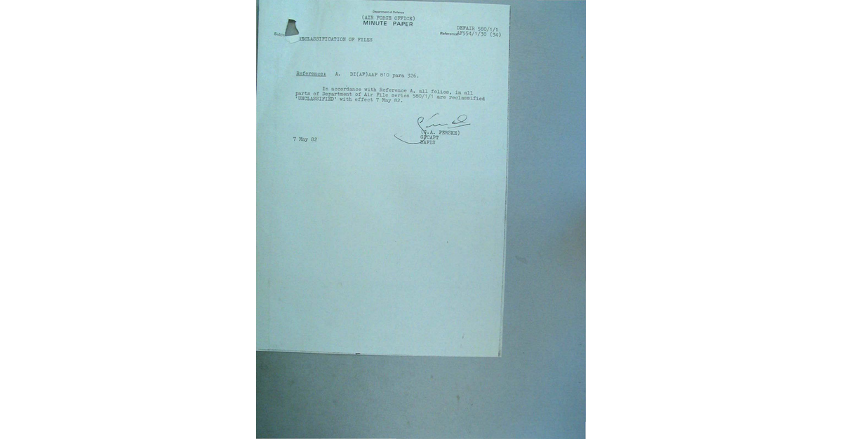 Australia UFO Disclosure 07, 218p File A703 580 1 1 Part 2 645647