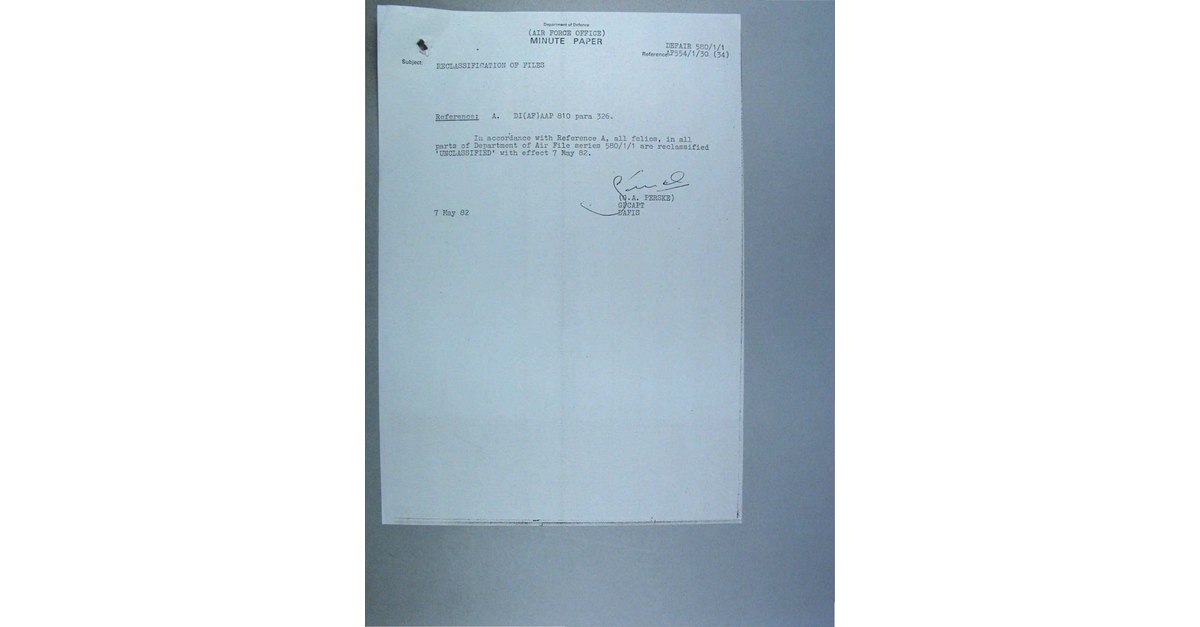 Australia UFO Disclosure 23, 187p File A703 580 1 1 Part 19 646577