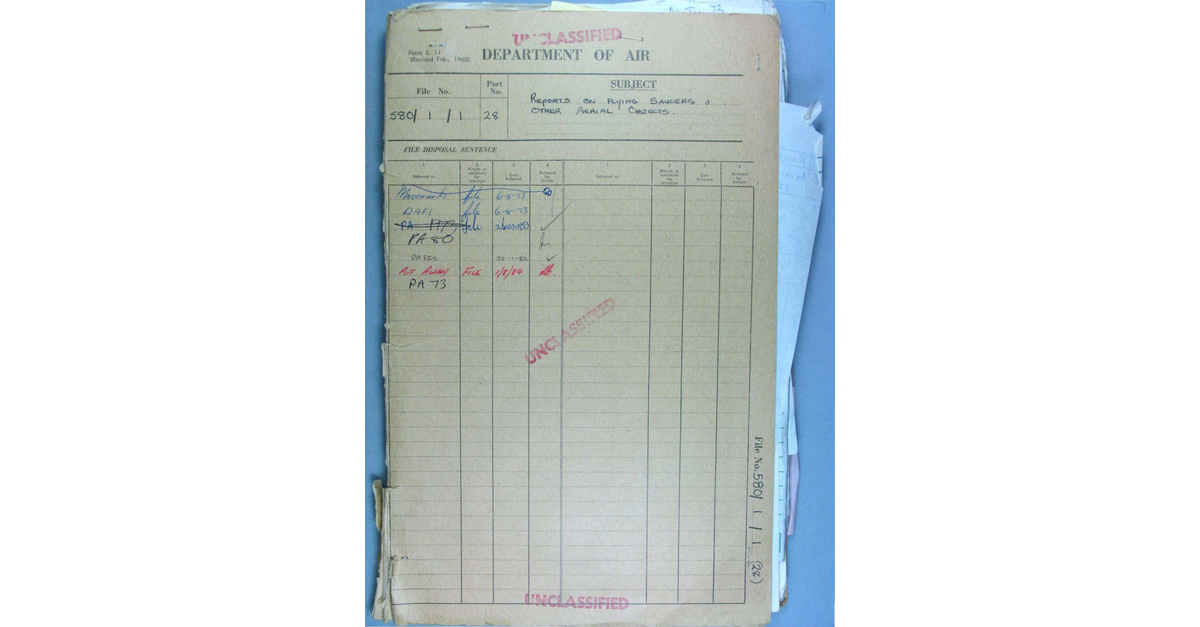 Australia UFO Disclosure 31, 129p File A703 580 1 1 Part 28 646587