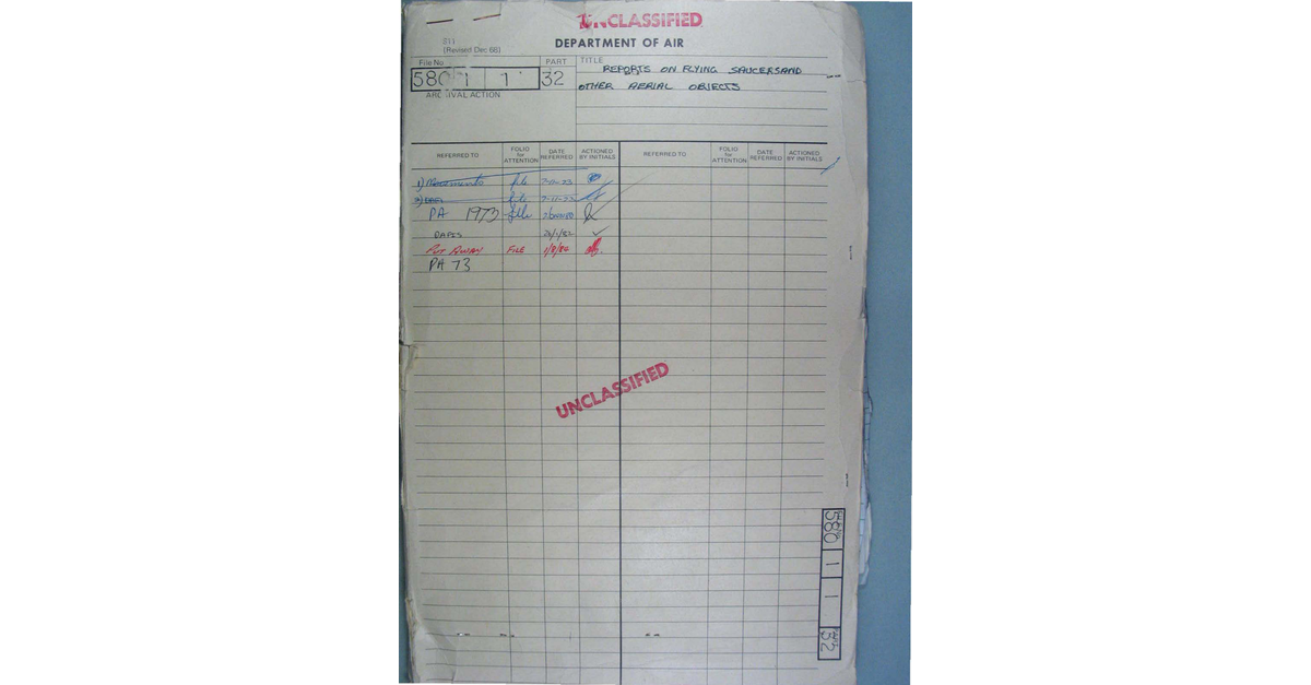 Australia UFO Disclosure 34, 148p File A703 580 1 1 Part 32 646591