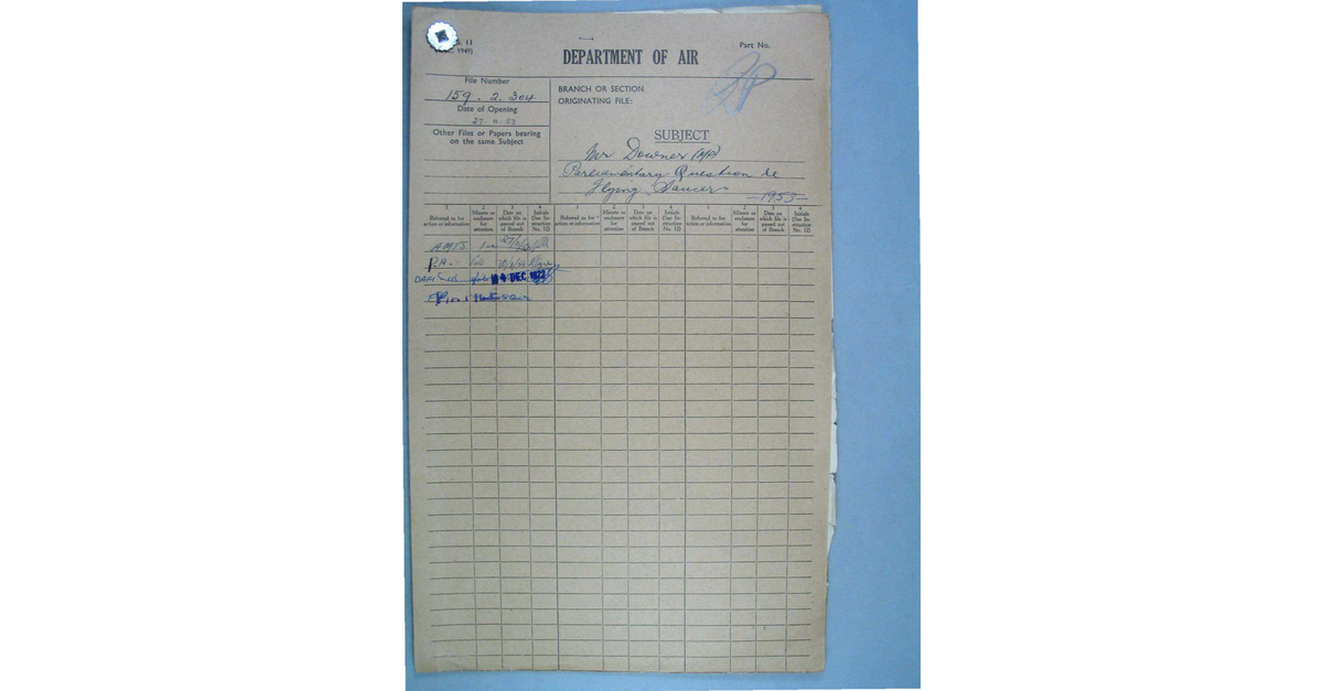 Australia UFO Disclosure 37, 7p File A705 159 2 304 3332403