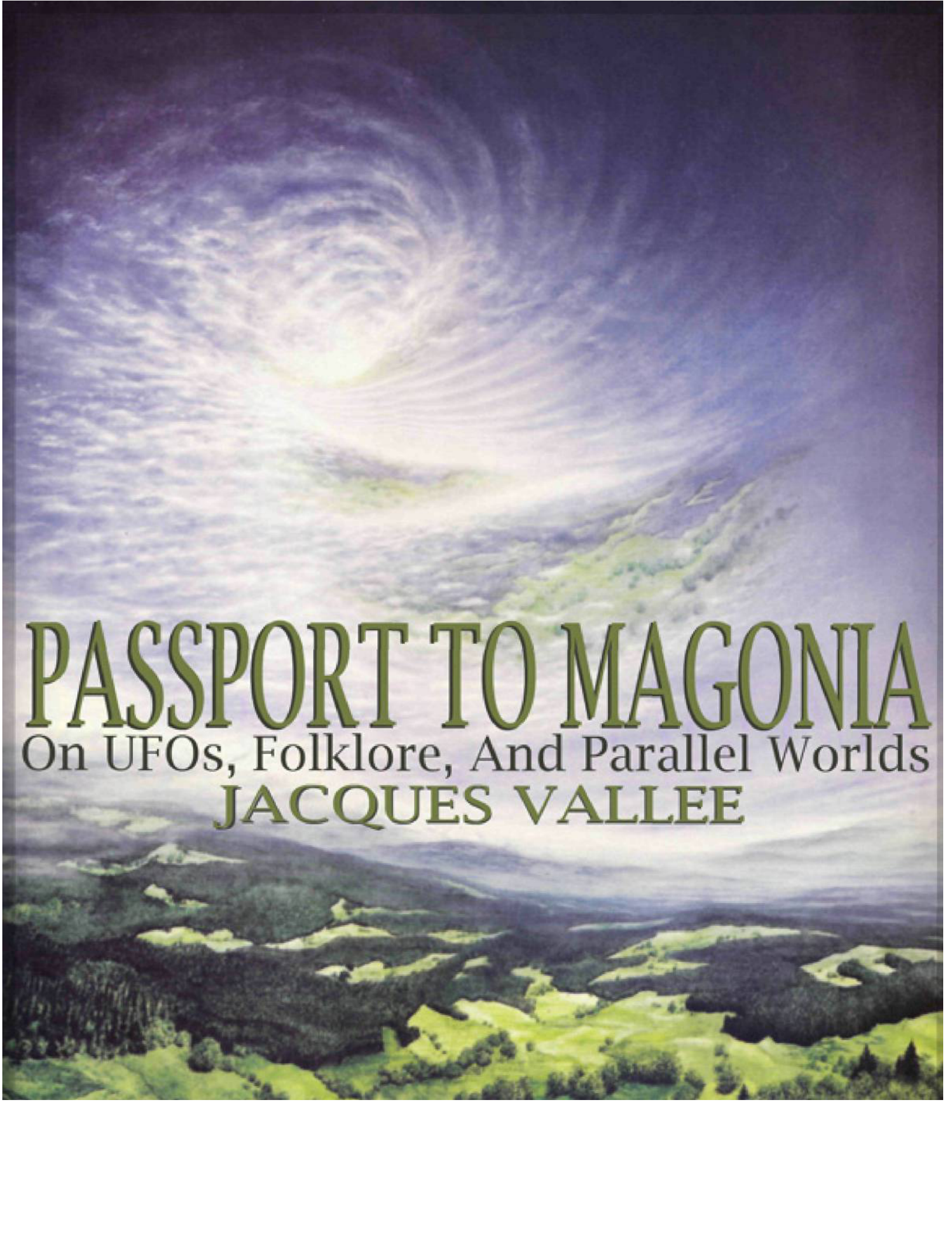 Jacques Vallee Passport To Magonia