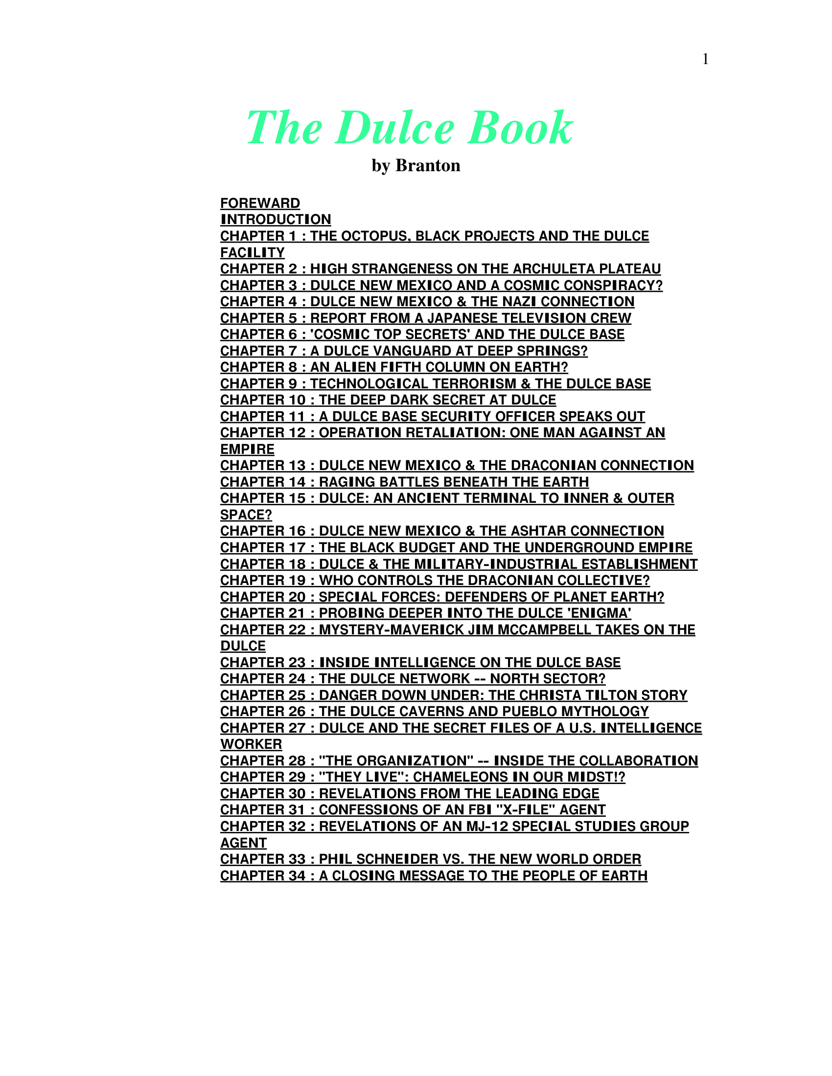 The Dulce Book Branton
