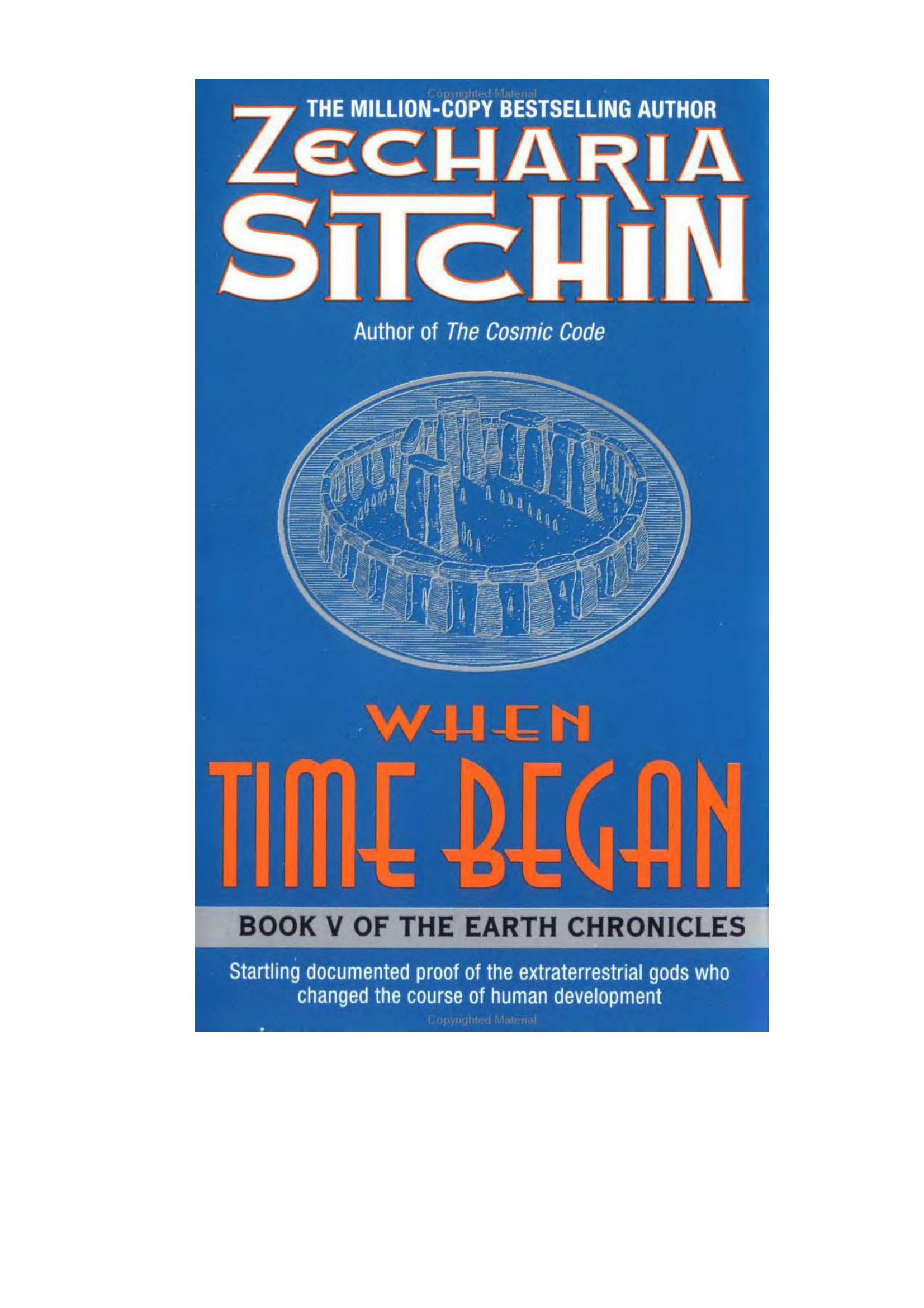 When Time Began Zecharia Sitchin