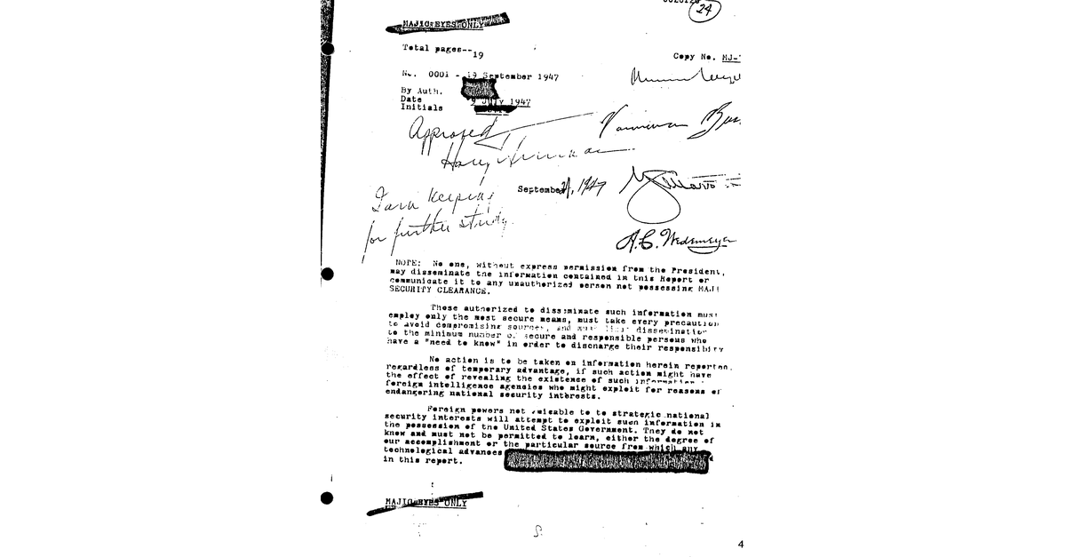 Twining Memo Declassified