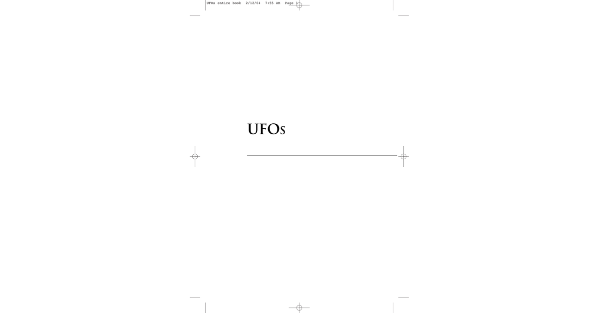 UFOs William Dudley