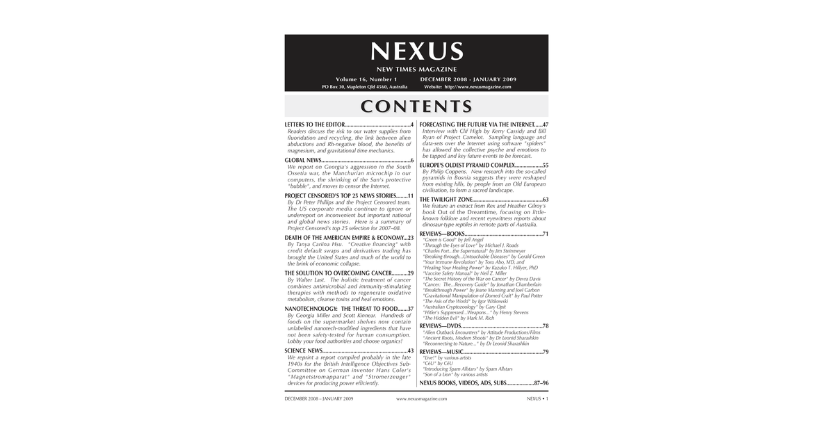 Nexus 1601 New Times Magazine