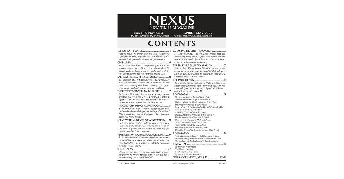 Nexus 1603 New Times Magazine