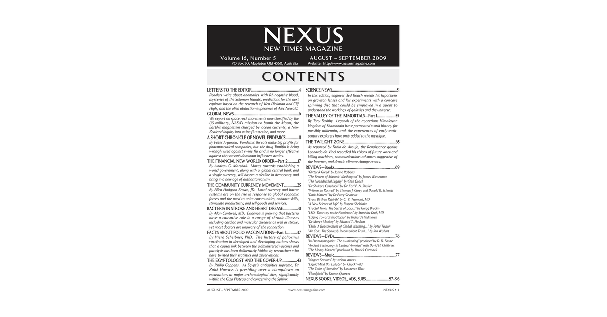 Nexus 1605 New Times Magazine