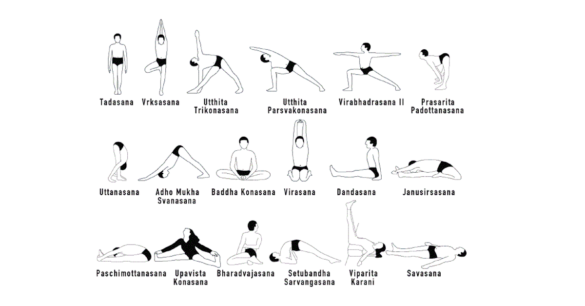 CSETI 12 Yoga Asanas