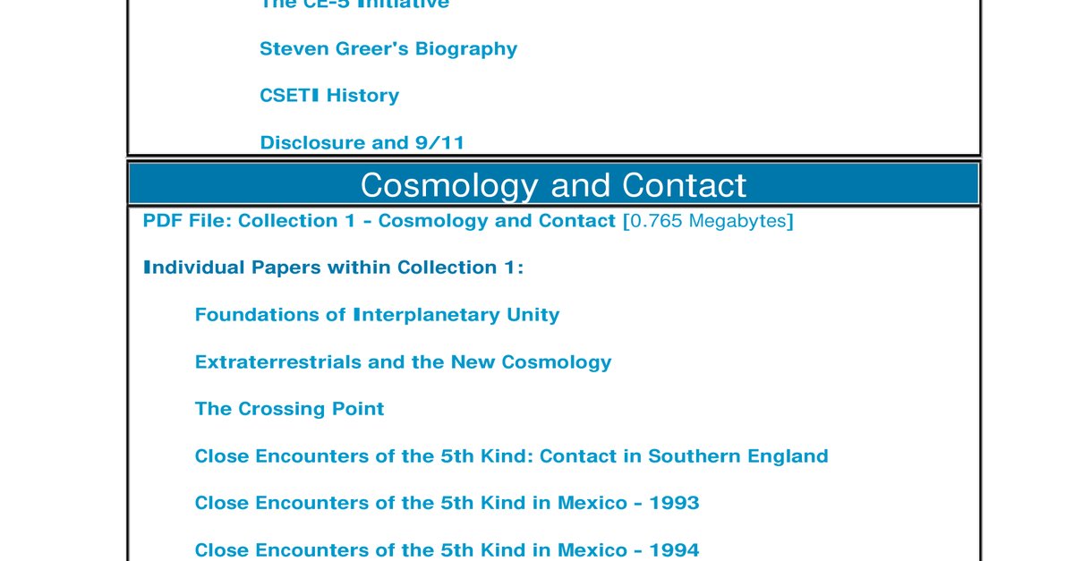 CSETI Membership Information Packet