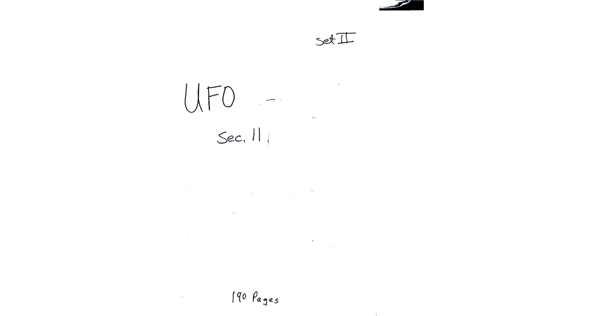 UFO Part 16 Of 16