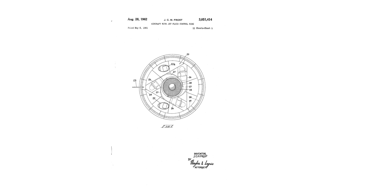 USA Disclosure UFO PATENTS 302p 20 2821 29 20 2840 29